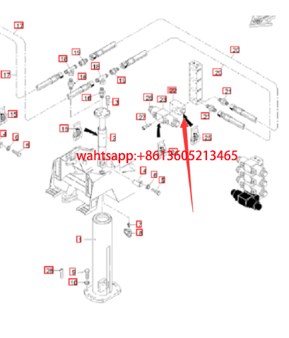 进口铣刨机止回阀24605