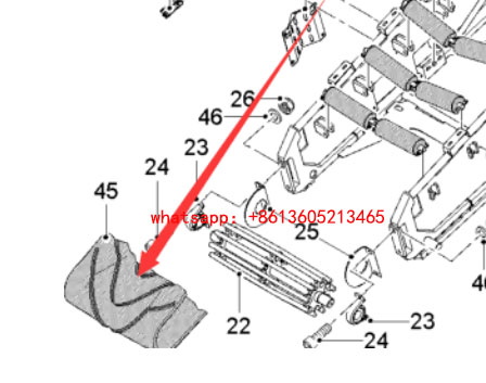 铣刨机输料皮带2185067