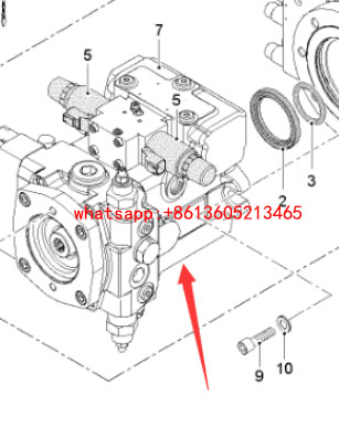 W2000铣刨鼓驱动泵2319